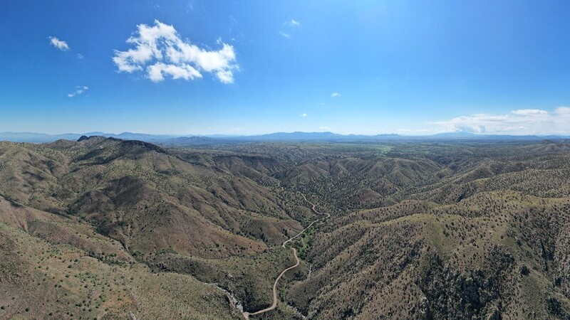 Madera Canyon from 1650 feet